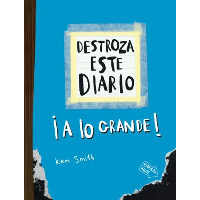 DESTROZA ESTE DIARIO. A LO GRANDE - AZUL FLÚOR - PAIDÓS 1