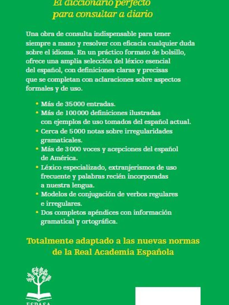 DICCIONARIO DE LA LENGUA ESPAÑOLA BOLSILLO - ESPASA 2