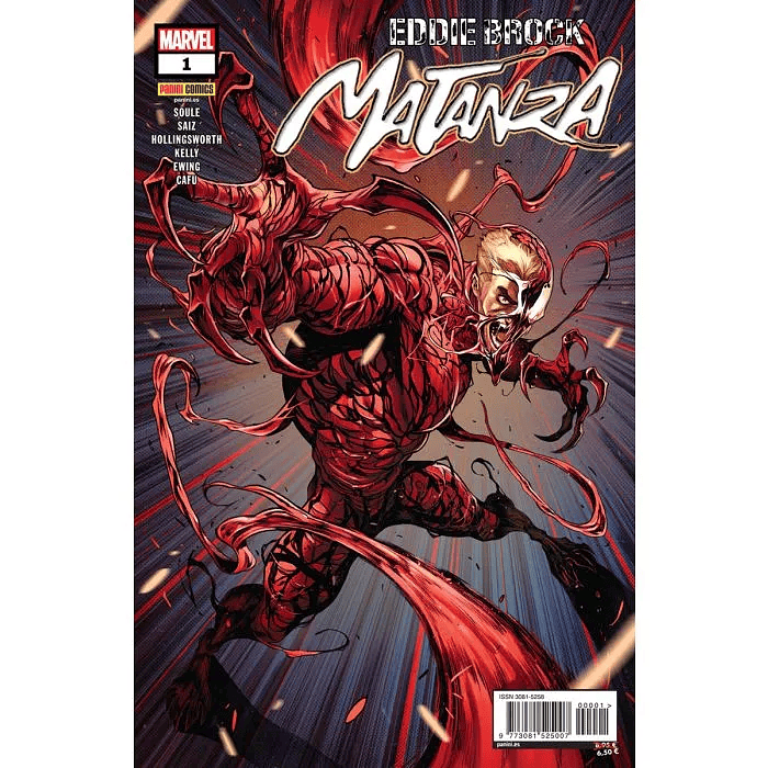 EDDIE BROCK: MATANZA NÚM. 01 - PANINI ESPAÑA 1