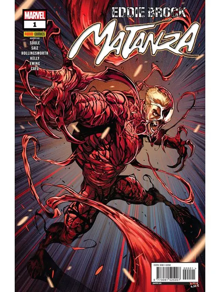 EDDIE BROCK: MATANZA NÚM. 01 - PANINI ESPAÑA 1