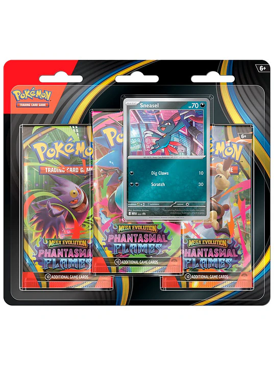 POKEMON LLAMARADAS FANTASMALES 3 PACK BLISTER - ESPAÑOL 1