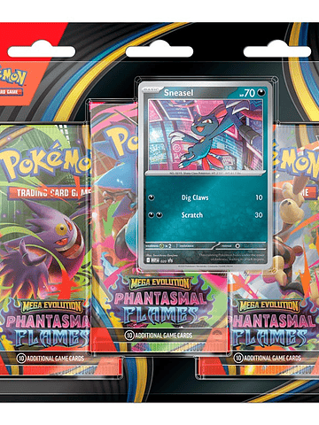 POKEMON LLAMARADAS FANTASMALES 3 PACK BLISTER - ESPAÑOL