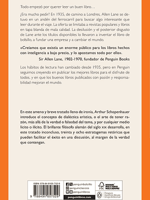 EL ARTE DE TENER RAZÓN (VINTAGE) - PENGUIN CLÁSICOS