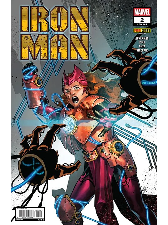 IRON MAN NÚM.02/164 - PANINI ESPAÑA 1