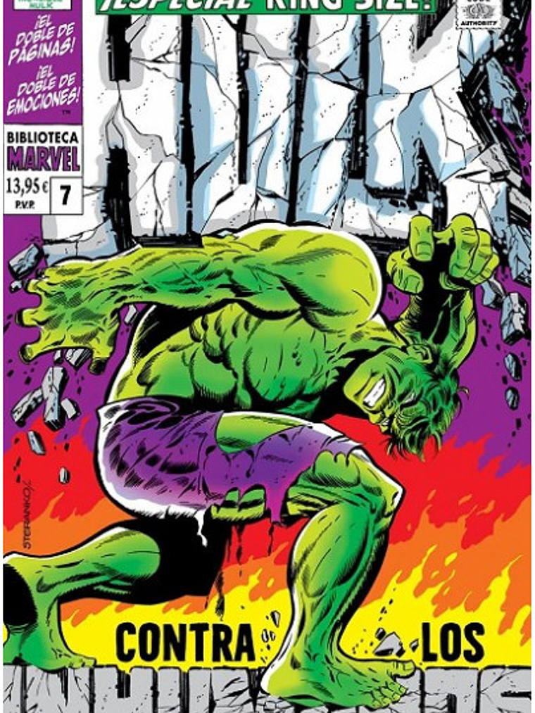 BIBLIOTECA MARVEL 100. EL INCREÍBLE HULK 07 - PANINI ESPAÑA 1
