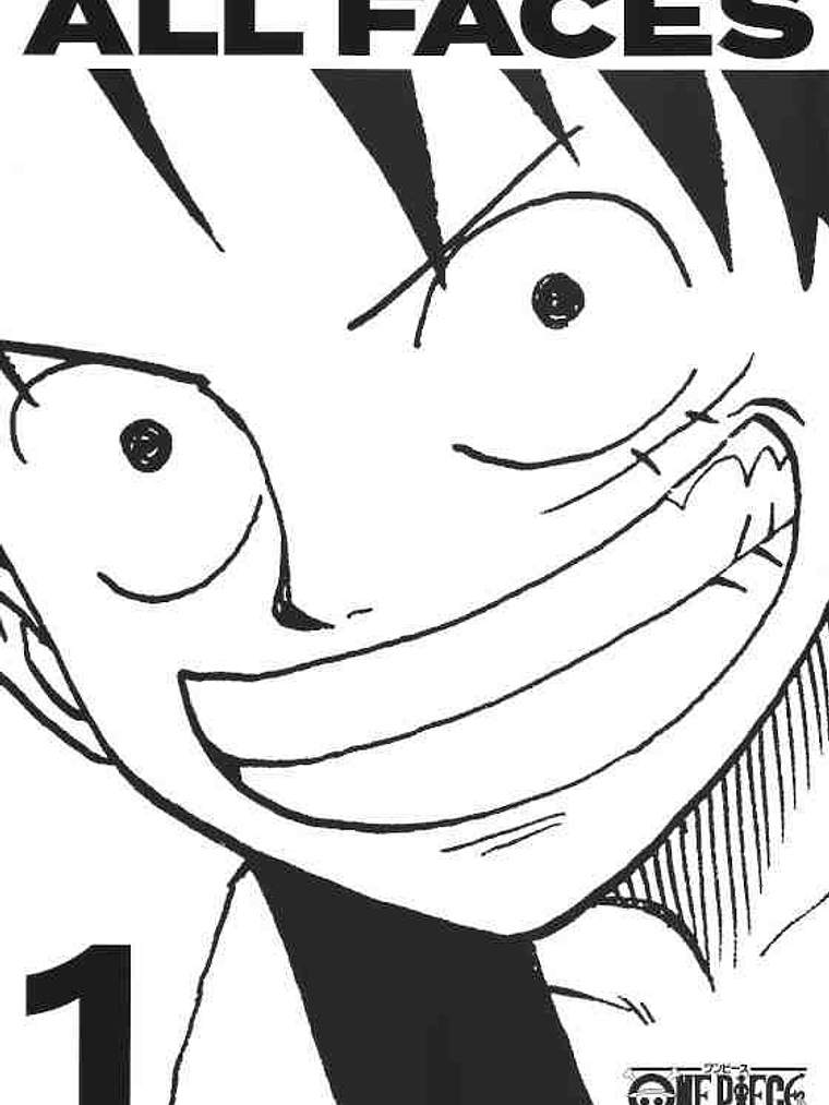 ONE PIECE ALL FACES VOL. 1 - JAP”N 1