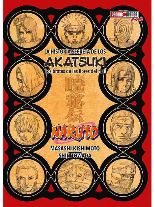 NARUTO: LA HISTORIA SECRETA DE LOS AKATSUKI NOVELA - PANINI MEXICO 1