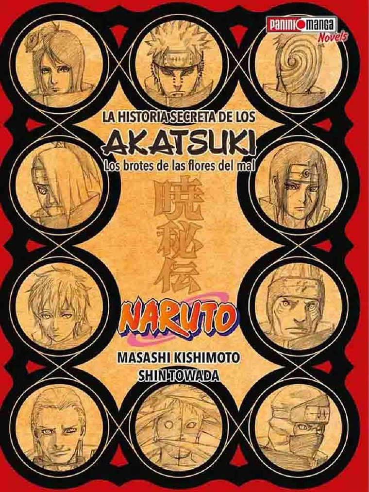 NARUTO: LA HISTORIA SECRETA DE LOS AKATSUKI NOVELA - PANINI MEXICO 1