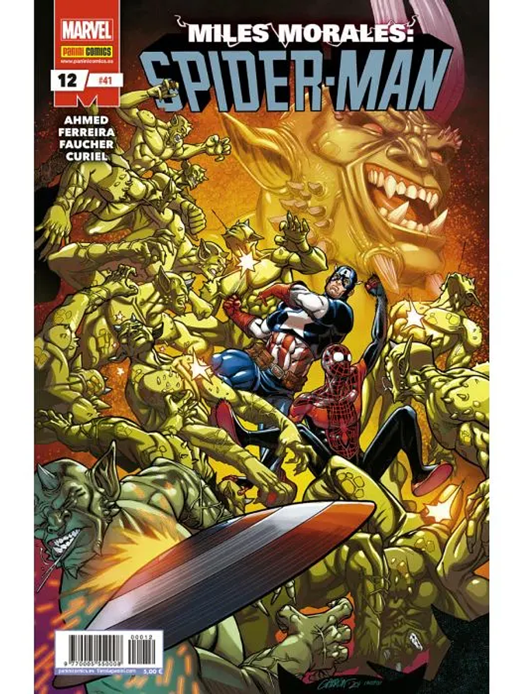 MILES MORALES: SPIDERMAN 12 - PANINI ESPANA 1