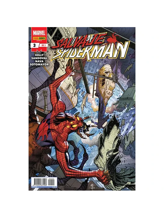 SALVAJE SPIDERMAN 03 DE 3 - PANINI ESPANA 1