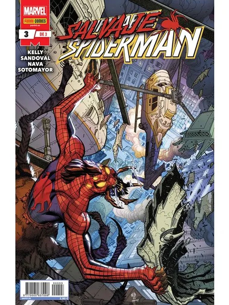 SALVAJE SPIDERMAN 03 DE 3 - PANINI ESPANA 1