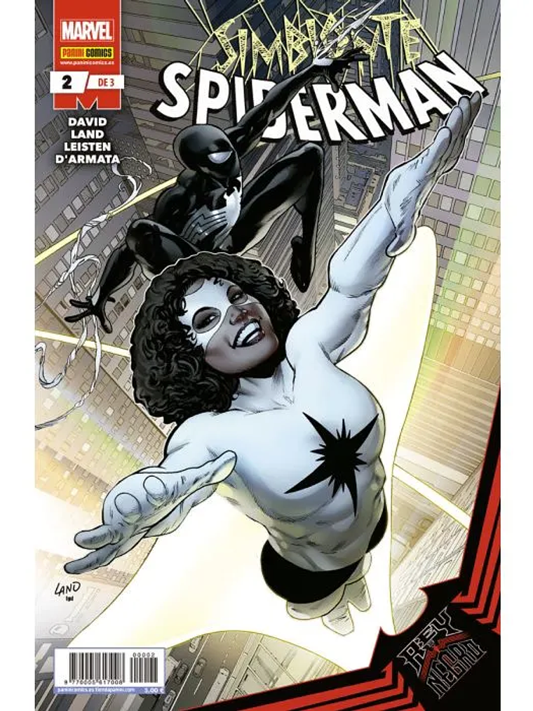 REY DE NEGRO: SIMBIONTE SPIDERMAN 02 - PANINI ESPANA 1