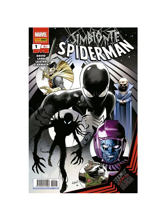 REY DE NEGRO: SIMBIONTE SPIDERMAN 01 - PANINI ESPANA 1