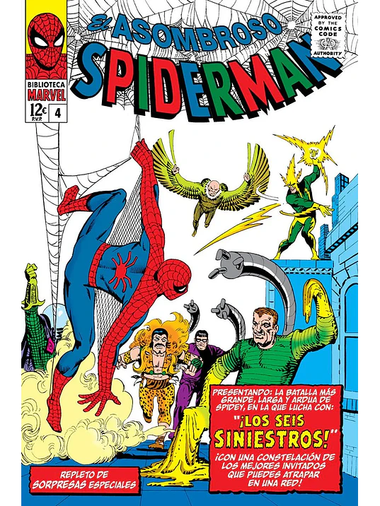 BIBLIOTECA MARVEL 22. EL ASOMBROSO SPIDERMAN 04 - PANINI ESPANA 1