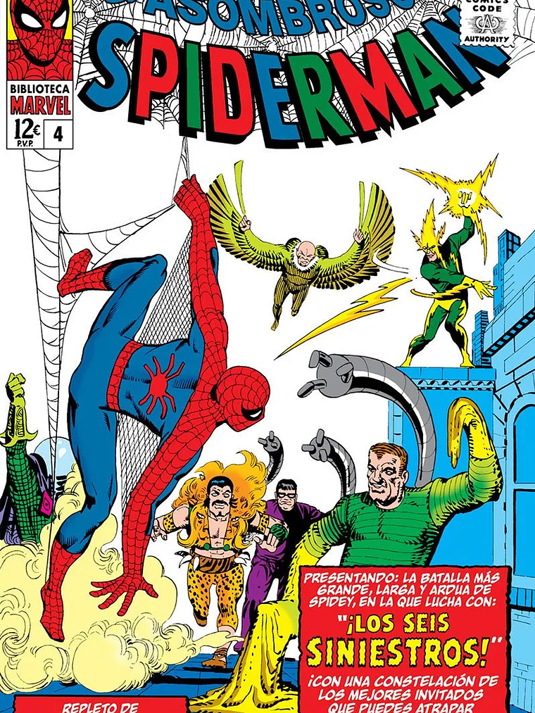 BIBLIOTECA MARVEL 22. EL ASOMBROSO SPIDERMAN 04 - PANINI ESPANA 1