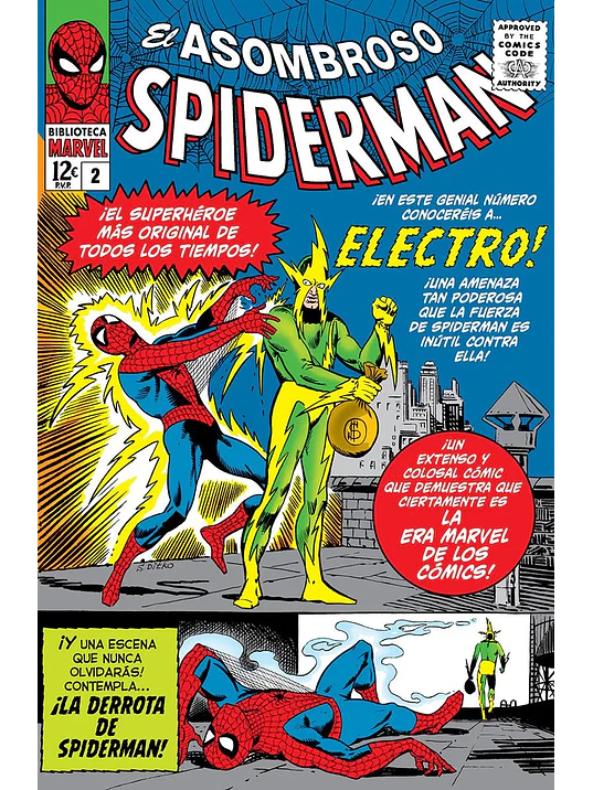 BIBLIOTECA MARVEL 10 EL ASOMBROSO SPIDERMAN 02 - PANINI ESPANA 1