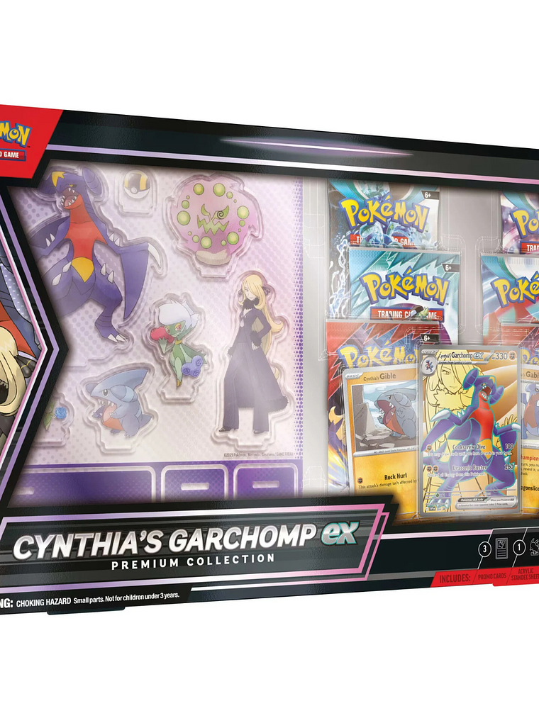 POKEMON COLECCION PREMIUM GARCHOMP EX DE CYNTHIA - ESPAÑOL 1