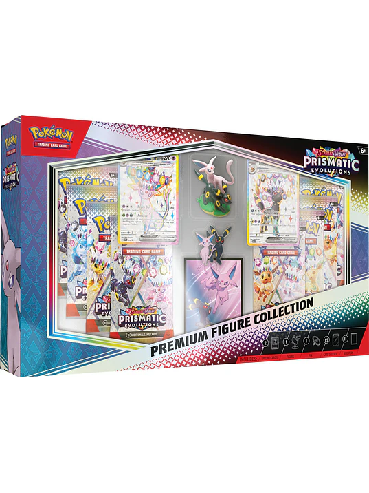 POKEMON EVOLUCIONES PRISMÁTICAS COLECCIÓN PREMIUM CON FIGURA - ESPAÑOL 1