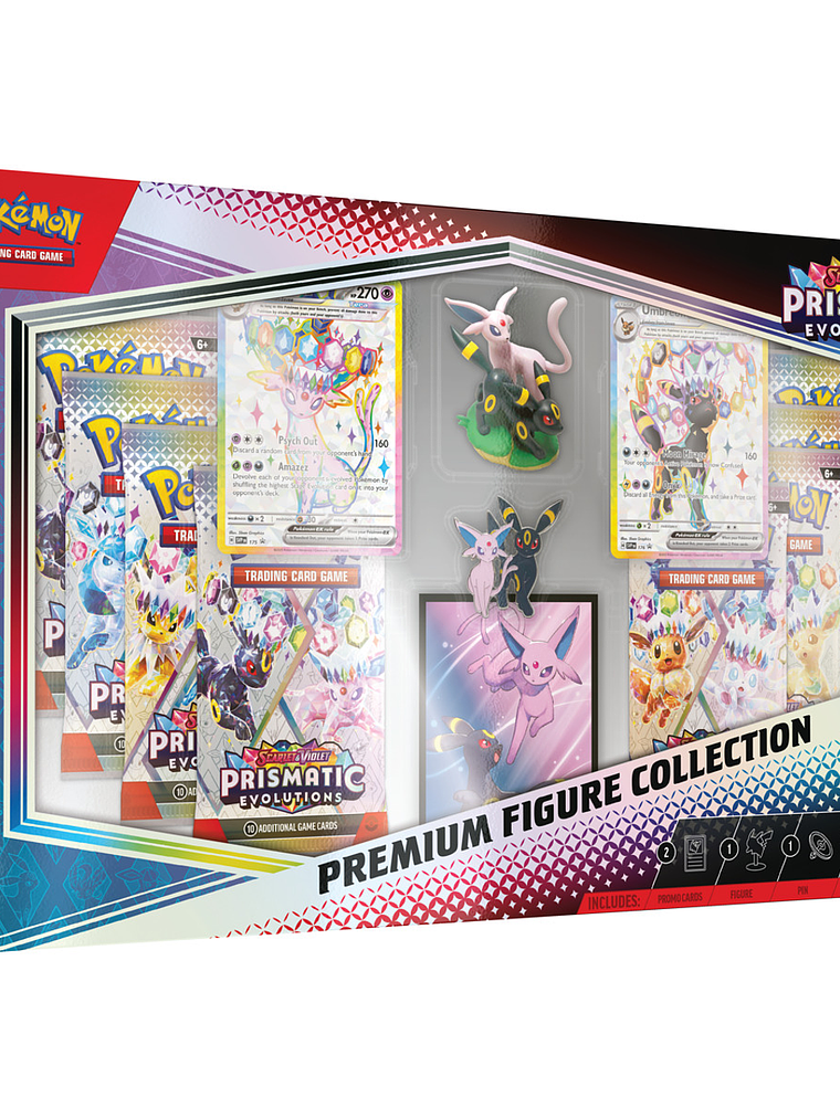 POKEMON EVOLUCIONES PRISMÁTICAS COLECCIÓN PREMIUM CON FIGURA - ESPAÑOL 1