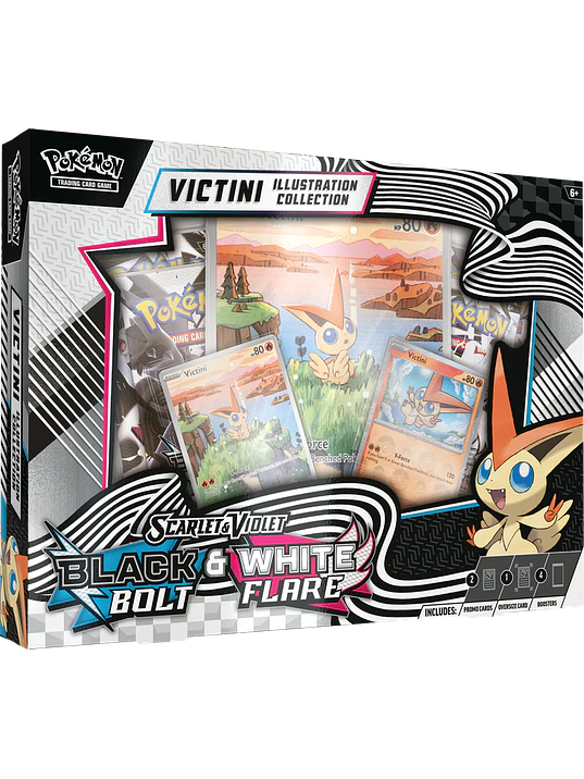 POKEMON SCARLET & VIOLET 10.5 UNOVA COLECCION ILUSTRACION VICTINI - ESPAÑOL 1