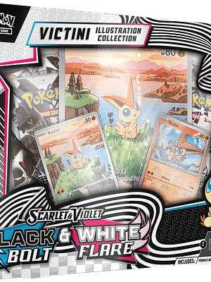 POKEMON SCARLET & VIOLET 10.5 UNOVA COLECCION ILUSTRACION VICTINI - ESPAÑOL