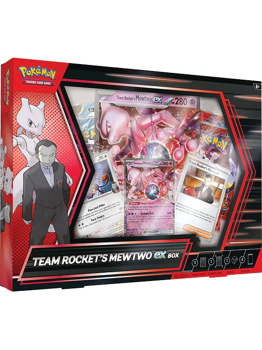 POKEMON CAJA MEWTWO EX DEL EQUIPO ROCKET - ESPAÑOL 1