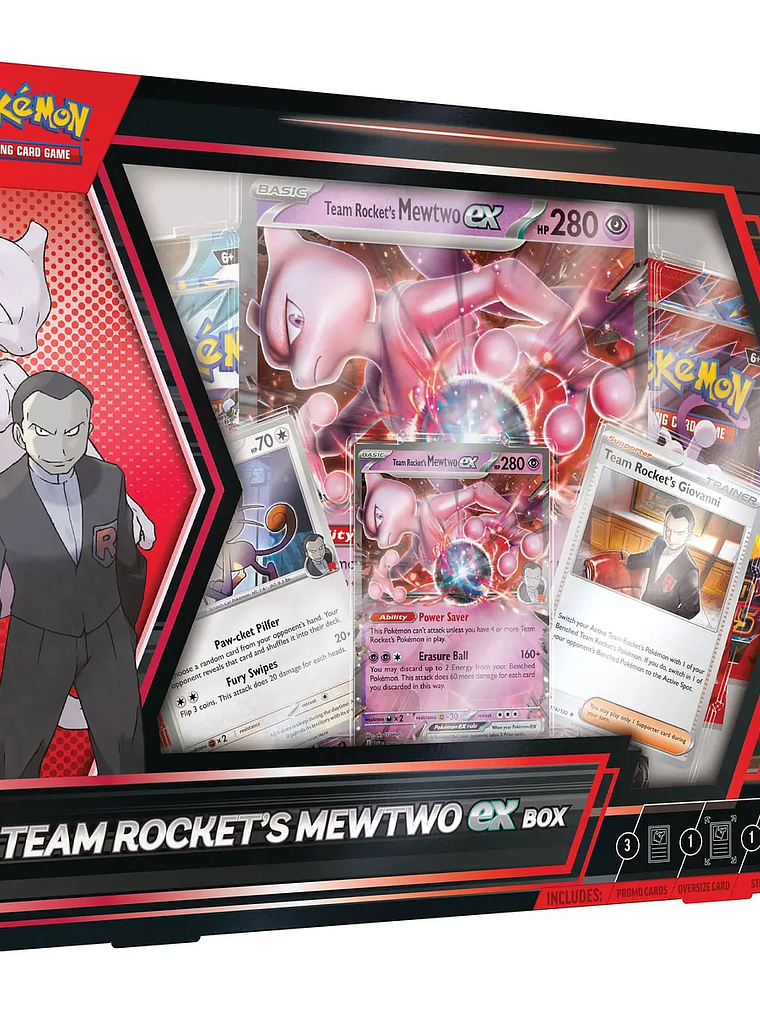 POKEMON CAJA MEWTWO EX DEL EQUIPO ROCKET - ESPAÑOL 1