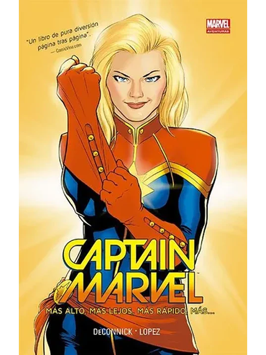 CAPTAIN MARVEL MÁS ALTO, MÁS LEJOS, MÁS RÁPIDO, MÁS MARVEL AVENTUAS - SMASH 1