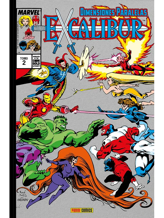 EXCALIBUR 02. MARVEL GOLD - PANINI ESPANA 1
