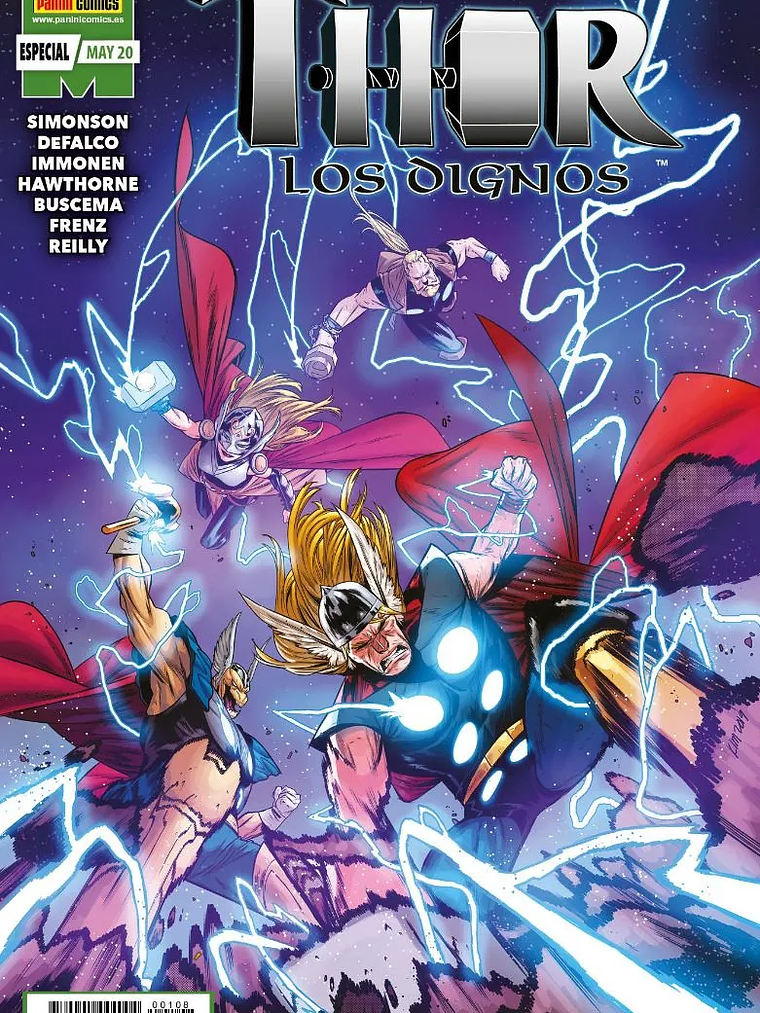 MARVEL 80 ANIVERSARIO: THOR - PANINI ESPANA 1
