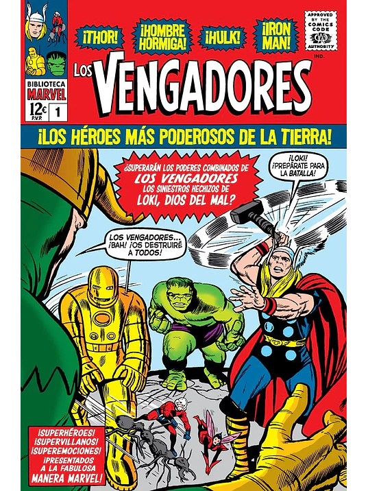 BIBLIOTECA MARVEL 12. LOS VENGADORES 01 - PANINI ESPANA 1