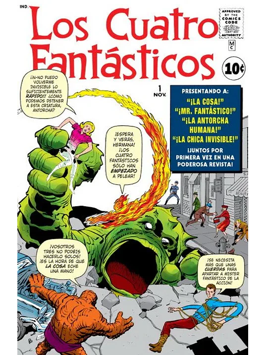 MARVEL FACSIMIL 14: FANTASTIC FOUR 01 - PANINI ESPANA 1