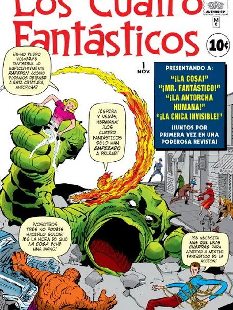 MARVEL FACSIMIL 14: FANTASTIC FOUR 01 - PANINI ESPANA 1