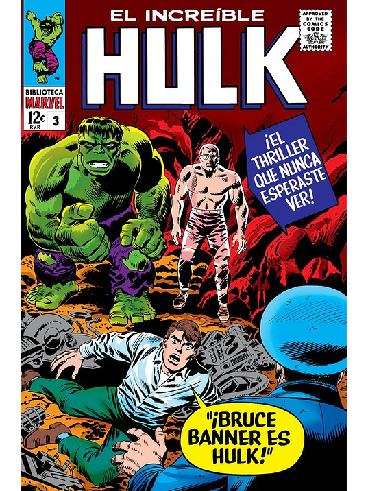 BIBLIOTECA MARVEL 37. EL INCREIBLE HULK 03 - PANINI ESPANA 1