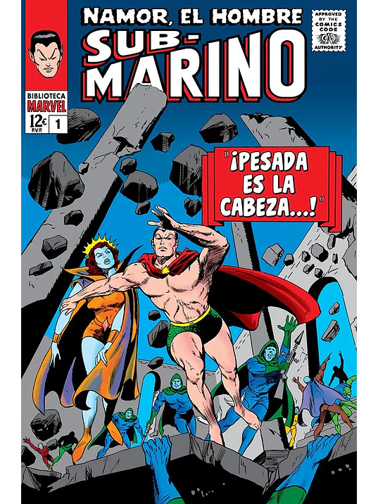 BIBLIOTECA MARVEL 34. NAMOR, EL HOMBRE SUBMARINO 01 - PANINI ESPANA 1