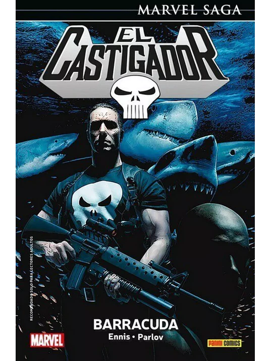 EL CASTIGADOR 07: BARRACUDA. MARVEL SAGA - PANINI ESPANA 1
