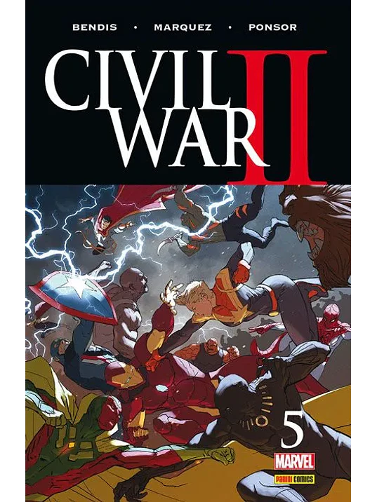 MS. MARVEL 05: CIVIL WAR II - PANINI ESPANA 1