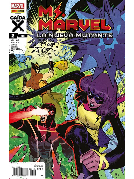 MS. MARVEL: LA NUEVA MUTANTE NUM. 02 - PANINI ESPANA 1