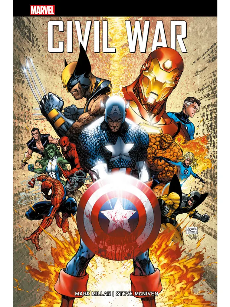 MARVEL MUST-HAVE 01. CIVIL WAR HC - PANINI LATAM 1