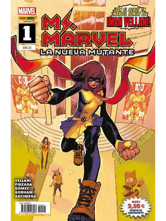 MS. MARVEL: LA NUEVA MUTANTE NUM. 01 - PANINI ESPANA 1