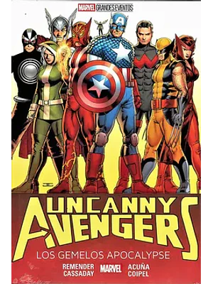 UNCANNY AVENGERS: LOS GEMELOS APOCALYPSE. MARVEL GRANDES EVENTOS - SMASH