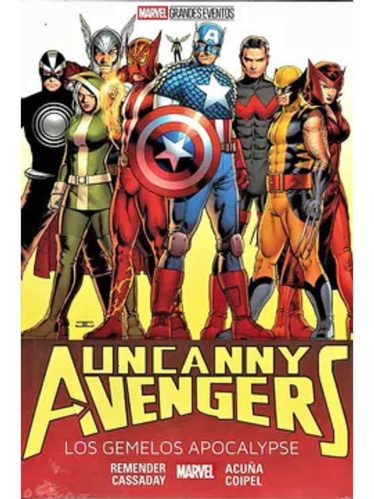 UNCANNY AVENGERS: LOS GEMELOS APOCALYPSE. MARVEL GRANDES EVENTOS - SMASH 1