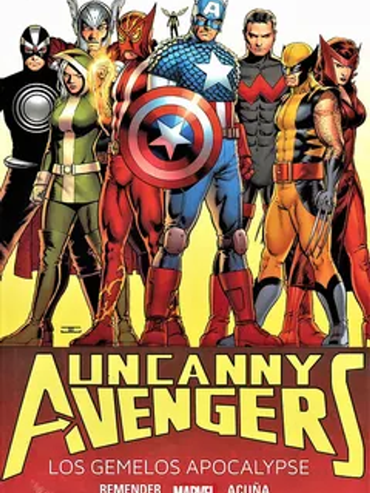 UNCANNY AVENGERS: LOS GEMELOS APOCALYPSE. MARVEL GRANDES EVENTOS - SMASH 1