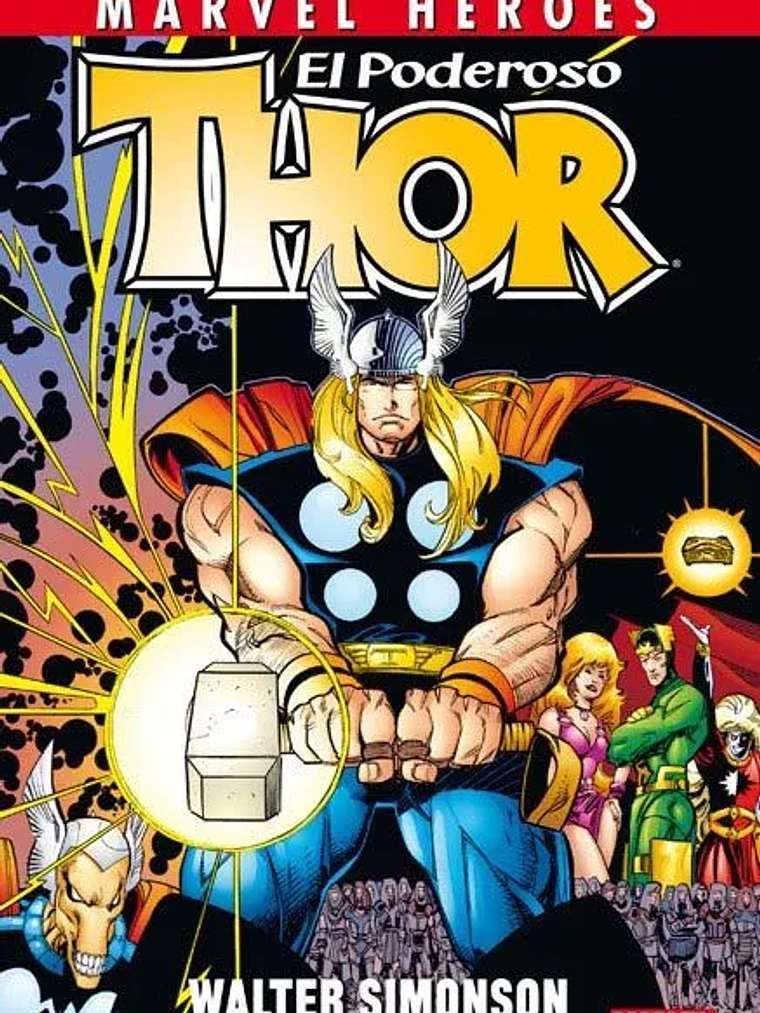 THOR DE WALTER SIMONSON 02. MARVEL HEROES - PANINI ESPANA 1