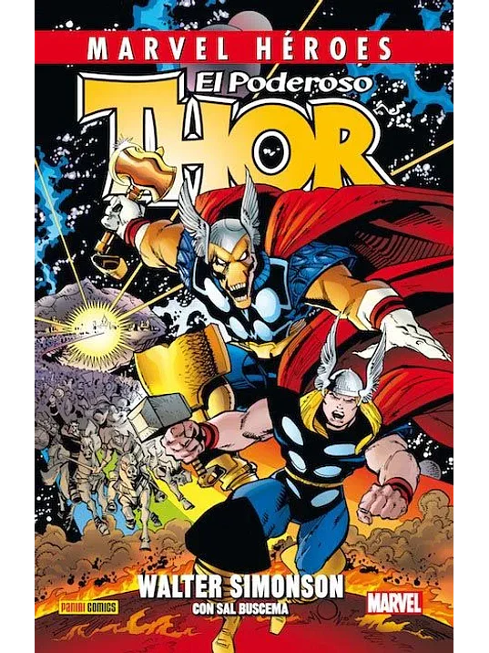 THOR DE WALTER SIMONSON 01. MARVEL HEROES - PANINI ESPANA 1