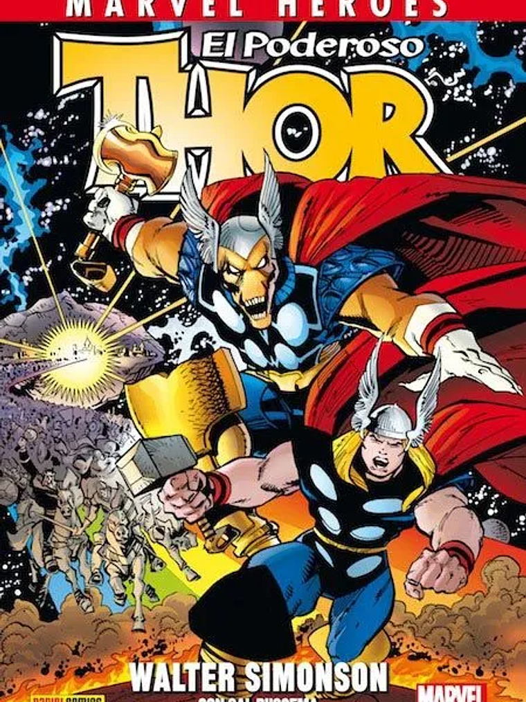 THOR DE WALTER SIMONSON 01. MARVEL HEROES - PANINI ESPANA 1