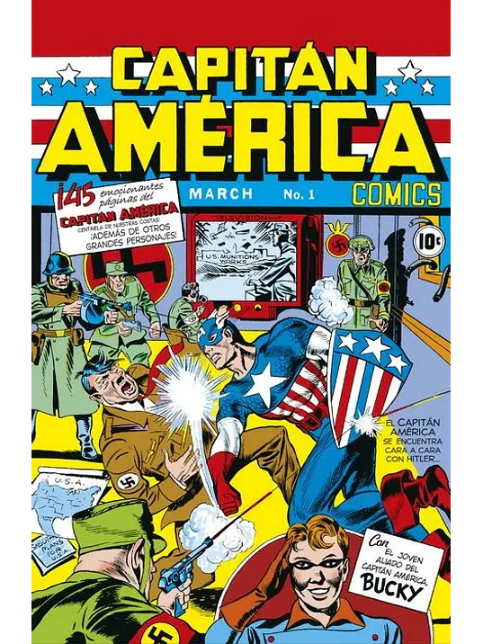 MARVEL FACSIMIL 13: CAPTAIN AMERICA COMICS 01 - PANINI ESPANA 1
