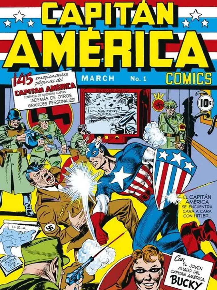 MARVEL FACSIMIL 13: CAPTAIN AMERICA COMICS 01 - PANINI ESPANA 1