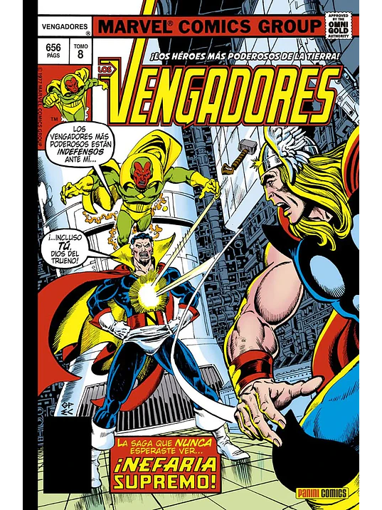 LOS VENGADORES 08: NEFARIA SUPREMO. MARVEL GOLD - PANINI ESPANA 1