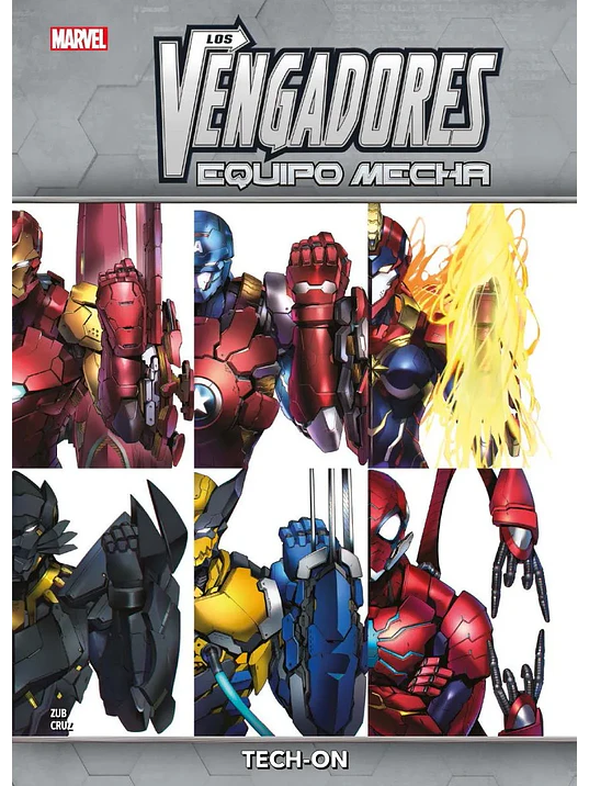 LOS VENGADORES EQUIPO MECHA: TECH ON. MARVEL ACTION - PANINI ESPANA 1